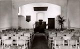 Interieur van de gereformeerde kerk (Synodaal) van 1945-1957, Achterstraat no. 5.